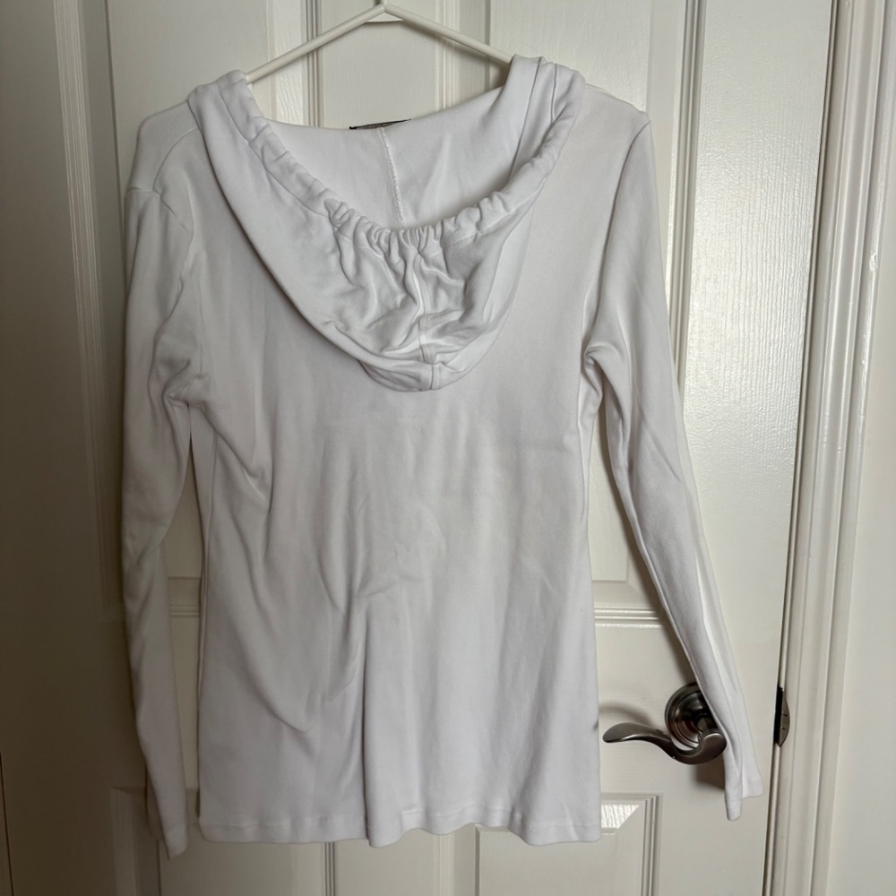 COTTON/LACE HOODIE 🤍 - Picture 2 of 5